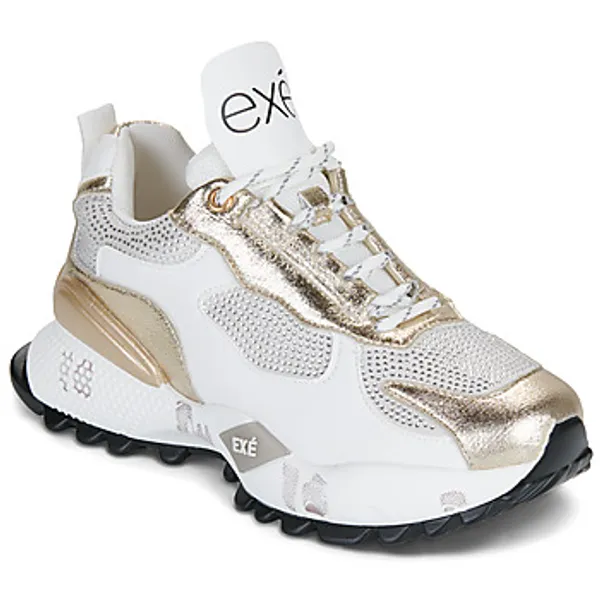 Exé Shoes Lage Sneakers Exé Shoes D190608-22A-PU-WHITE-GOLD — vergelijk prijzen bij 1 winkel