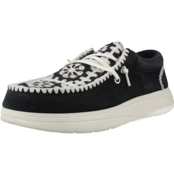 HEYDUDE Lage Sneakers HEYDUDE Zapatos Casual Mujer Modèle Wendy Comf Suede Crochet — vergelijk prijzen bij 1 winkel