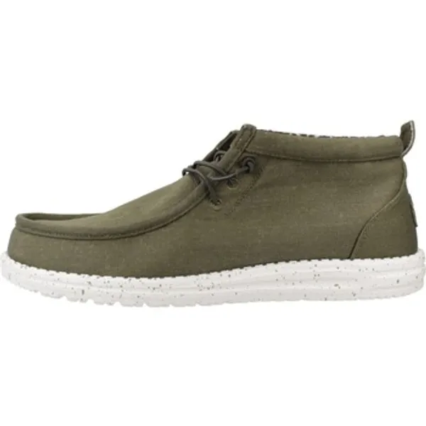 HEYDUDE Hoge Sneakers HEYDUDE Sport Zapatillas Hombre Modèle Wally Mid Canvas — vergelijk prijzen bij 1 winkel