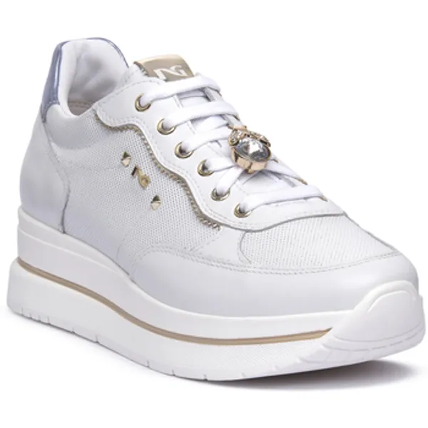 NeroGiardini Lage Sneakers NeroGiardini NERO GIARDINI 707 SKIPPER BIANCO — vergelijk prijzen bij 1 winkel