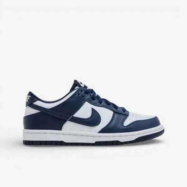 Lage Sneakers Nike Dunk Low White Midnight Navy