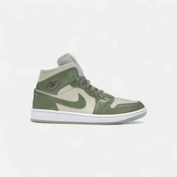 Nike Hoge Sneakers Nike Jordan 1 Mid SE Sea Glass Oil Green (Women's) — vergelijk prijzen bij 1 winkel