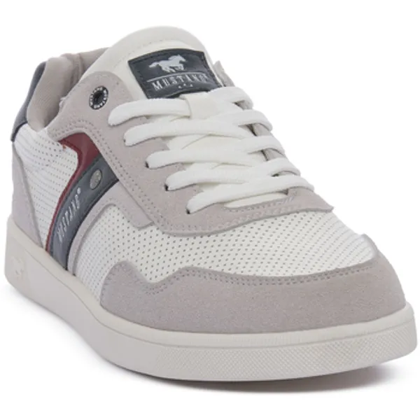 mustang Lage Sneakers Wit