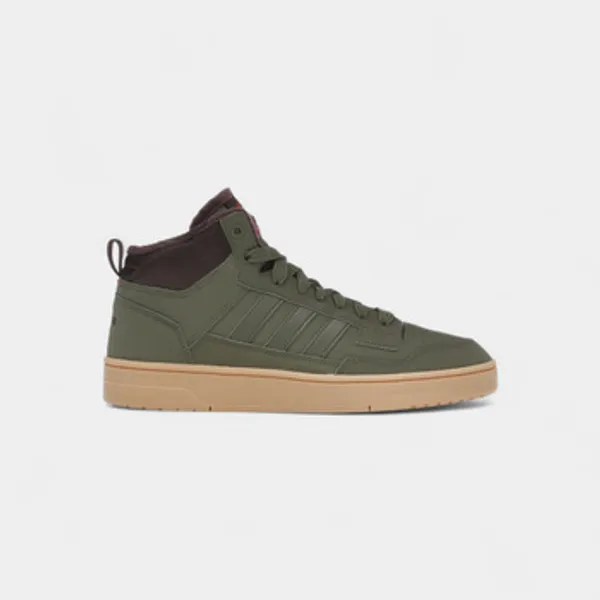Adidas Hoge Sneakers adidas Rapid Court Mid Winterized Olive Strata Shadow Brown Gum — vergelijk prijzen bij 1 winkel
