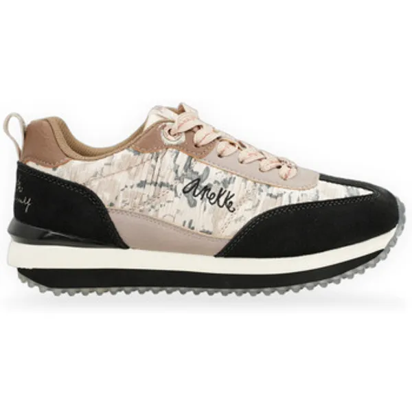 Anekke Lage Sneakers Anekke - Deportivos negros y dorados suela multicolor — vergelijk prijzen bij 1 winkel