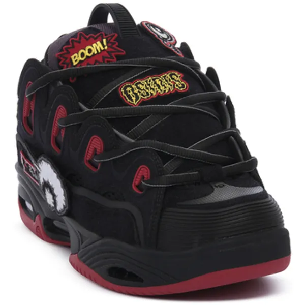 Osiris Lage Sneakers Osiris D3 BLK RED VELCRO — vergelijk prijzen bij 1 winkel