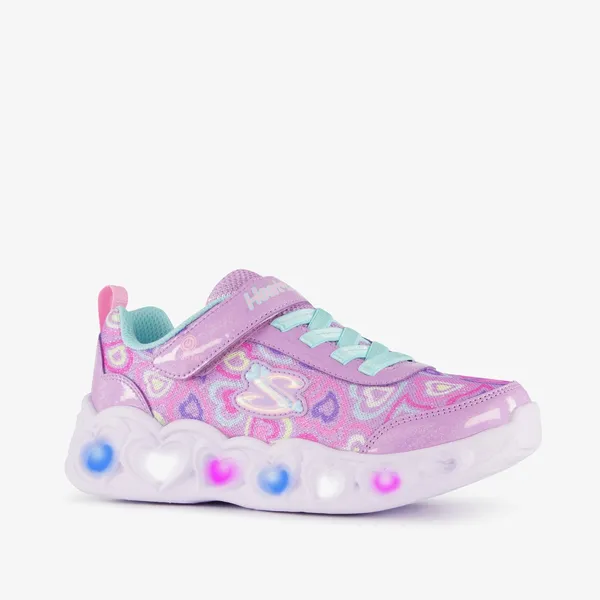Skechers Skechers Heart Lights meisjes sneakers met lichtjes in pastelkleuren - Roze - Uitneembare zool — vergelijk prijzen bij 1 winkel