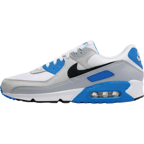 Nike Air Max 90 wit - blauw - grijs