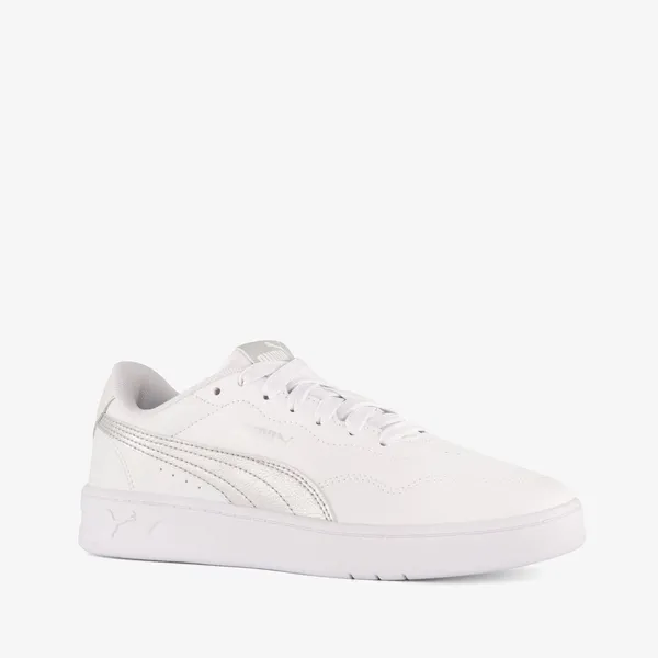 PUMA PUMA Court Lally Metallic dames sneakers wit - Uitneembare zool — vergelijk prijzen bij 1 winkel