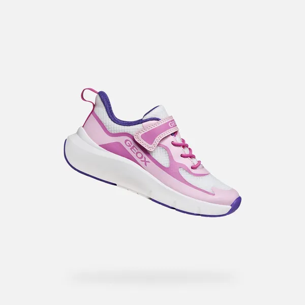 GEOX GEOX PRO-RAN TIENERS Sneakers - ROZE/WIT — vergelijk prijzen bij 1 winkel