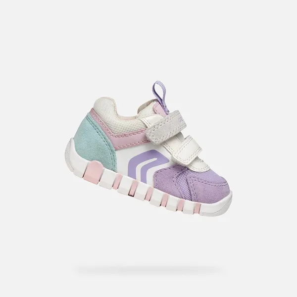 GEOX GEOX IUPIDOO DREUMES Sneakers - LILA/WIT — vergelijk prijzen bij 1 winkel