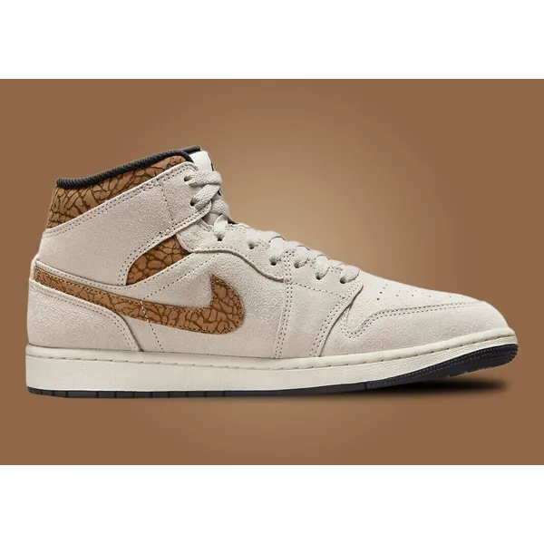 Nike Nike Sneakers Air Jordan 1 Mid Special Edition "Brown Elephant" — vergelijk prijzen bij 1 winkel