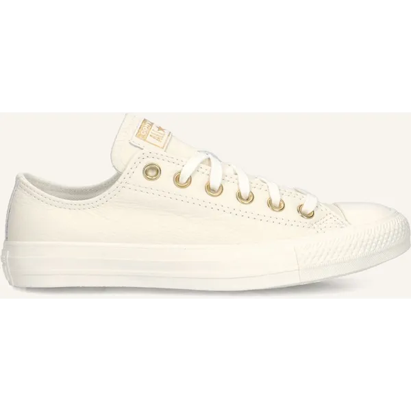 Converse Converse Chuck Taylor All Star Ox Sneakers Dames - Leren Sneaker - Beige — vergelijk prijzen bij 1 winkel