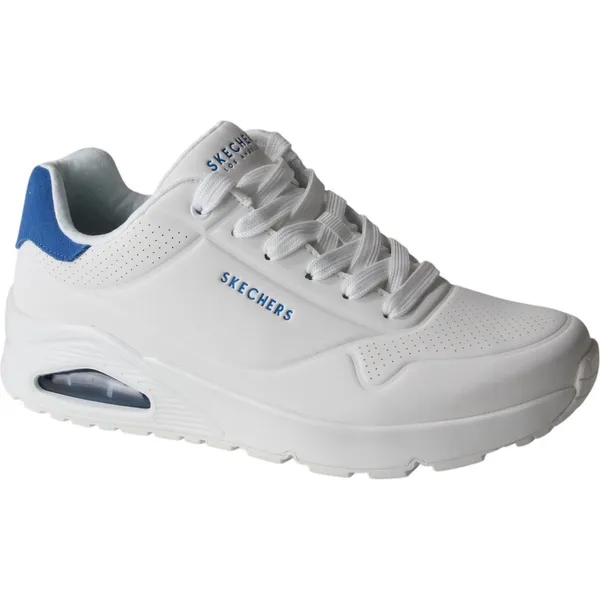 Skechers Skechers Street Uno - Suited on Air Herensneakers 183004 WBL wit blauw — vergelijk prijzen bij 1 winkel