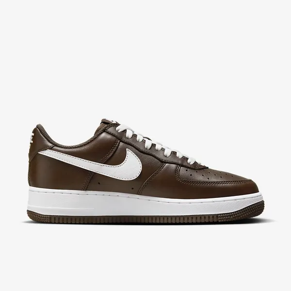 Nike Air Force 1 Donker Bruin/Wit