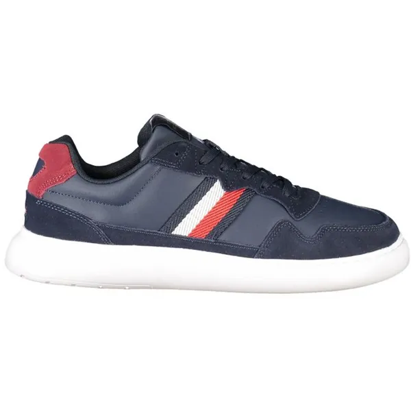 Tommy Hilfiger Tommy Hilfiger Leather Sneakers Casual Design - Blue — vergelijk prijzen bij 1 winkel