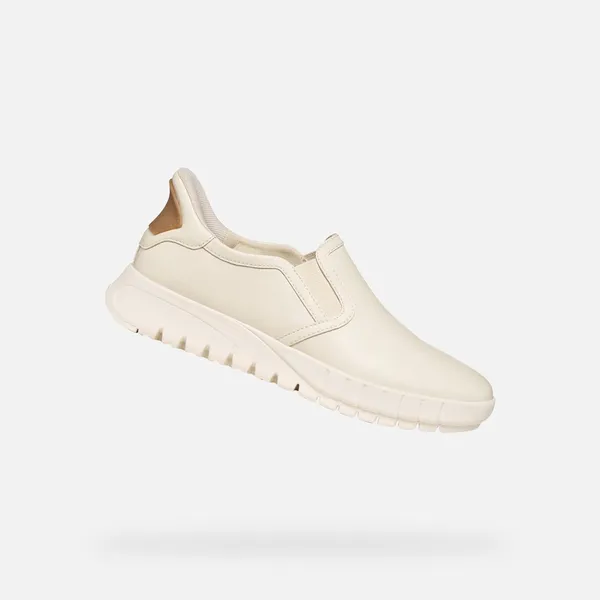 GEOX GEOX FLEXTRIDE PLUS DAMES Sneakers - MELKWIT — vergelijk prijzen bij 1 winkel