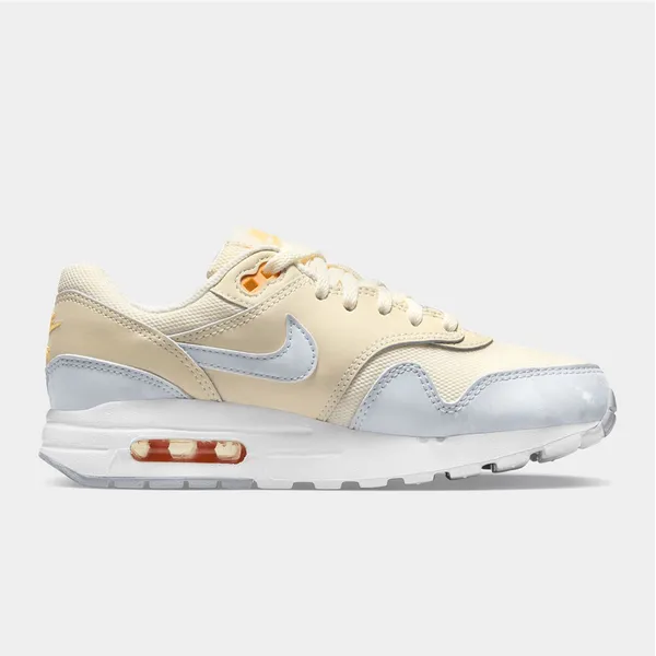 Nike Nike Air max 1 - Sneakers - Kinderen - Beige/Ivory/Blauw — vergelijk prijzen bij 1 winkel