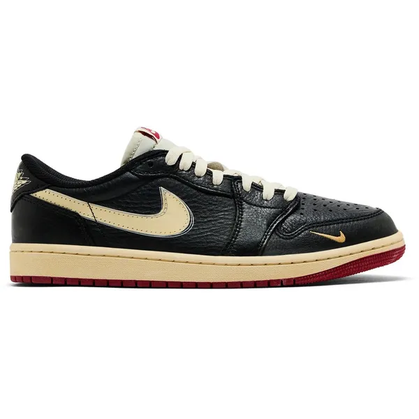 Jordan Jordan 1 Low Zwart/Geel/Rood