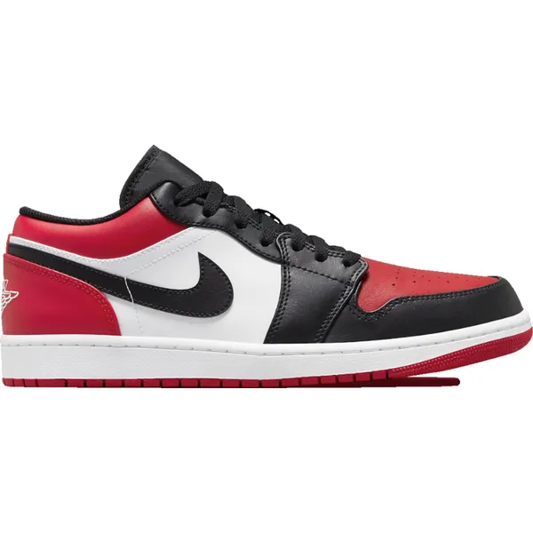 Nike AIR JORDAN 1 LOW GS ''BRED TOE'' 553560-612 BRED Zwart Rood