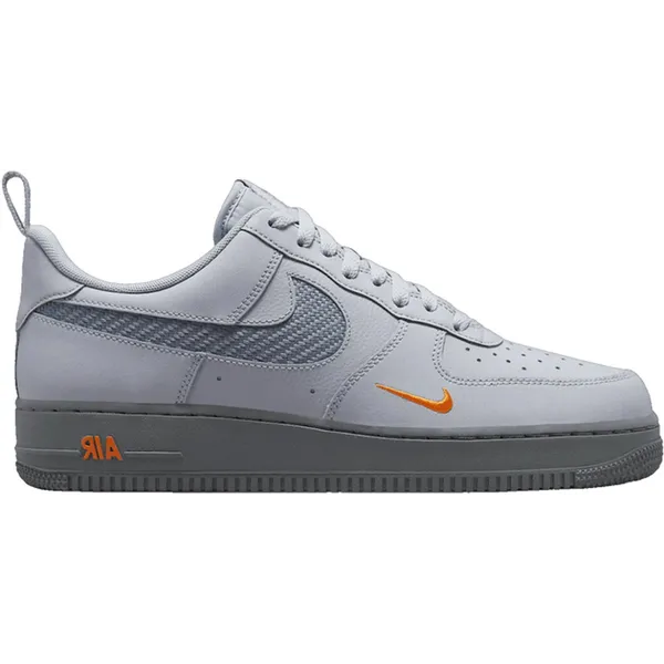 Nike Nike Air Force 1 '07 Limited Edition - Sneaker - Grijs/Oranje - Maat 47 Heren — vergelijk prijzen bij 1 winkel