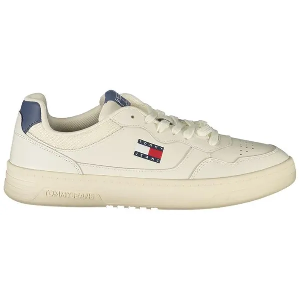 Tommy Hilfiger Tommy Hilfiger Leather Sneaker with Contrasting Accents and Removable Footbed — vergelijk prijzen bij 1 winkel
