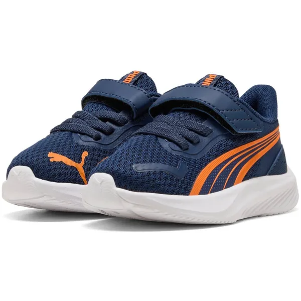 PUMA PUMA Pounce Lite AC+Inf Kinder Sportschoenen Trainers Hardloopschoenen 401516 07 Blauw-Oranje — vergelijk prijzen bij 1 winkel