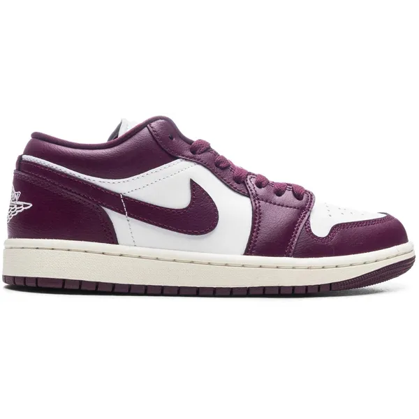 Nike Air Jordan 1 Low - Dames - White/Bordeaux/Sail