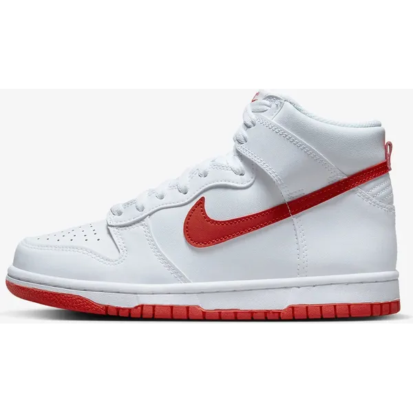 Nike Dunk High - Sneakers - Unisex - Wit/Rood