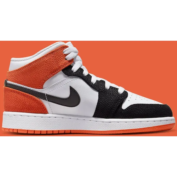 Nike Air Jordan 1 Mid Black Orange Floral