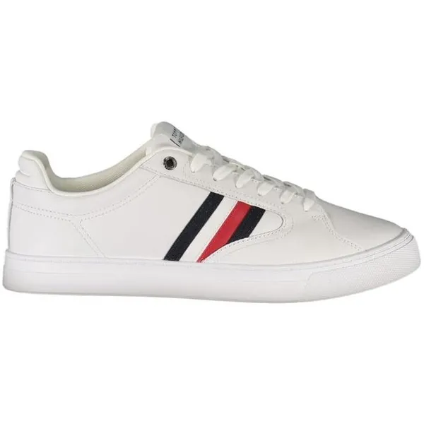 Tommy Hilfiger Tommy Hilfiger Luxury Leather Low-Top Sneakers - White — vergelijk prijzen bij 1 winkel