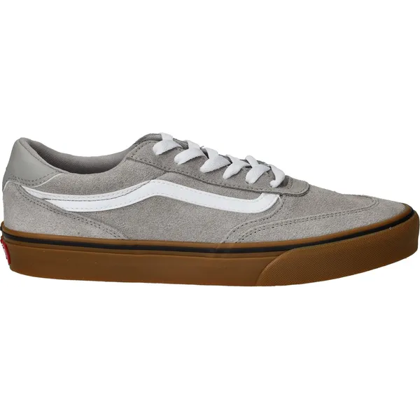 Vans Brooklyn LS grijs - wit