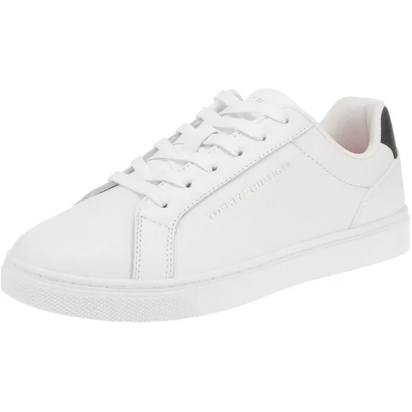 Tommy Hilfiger Tommy Hilfiger FW0FW07687 Essential Cupsole - Damesschoenen Sneaker - YBS-Wit — vergelijk prijzen bij 1 winkel