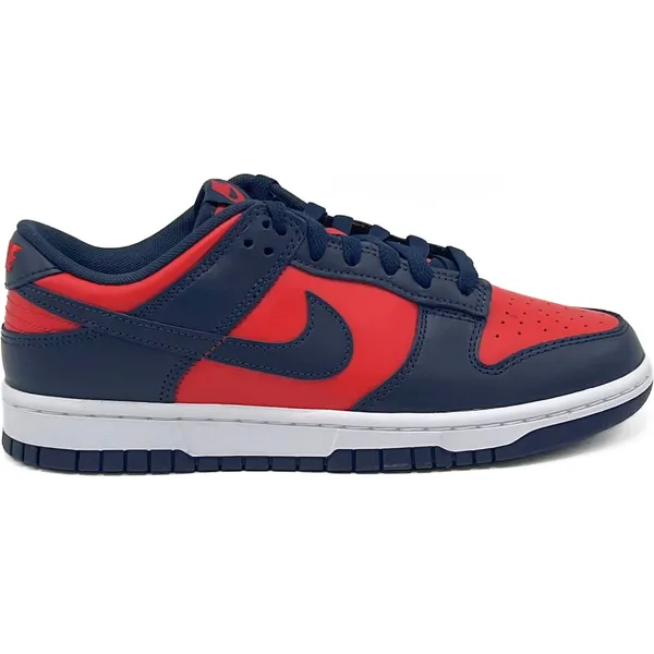 Nike Dunk Low Rood/Blauw- Heren Sneakers- Maat 45.5 - Doos zonder deksel