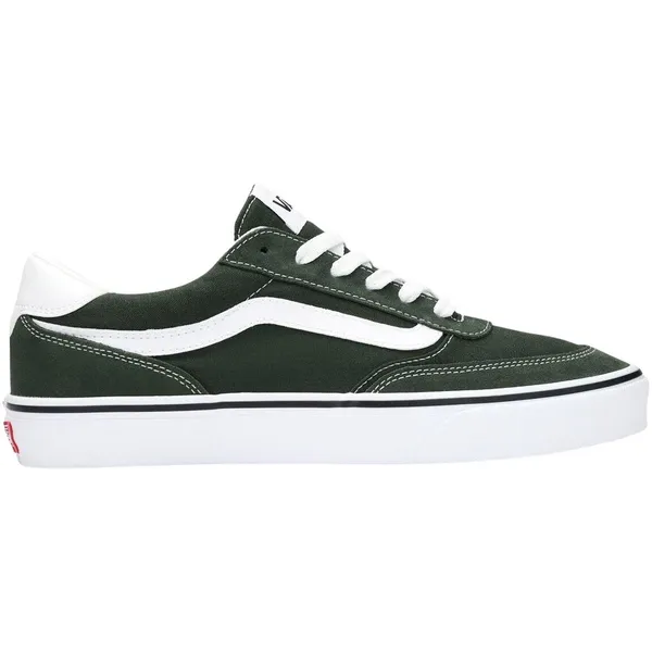 Vans Brooklyn LS donkergroen - wit