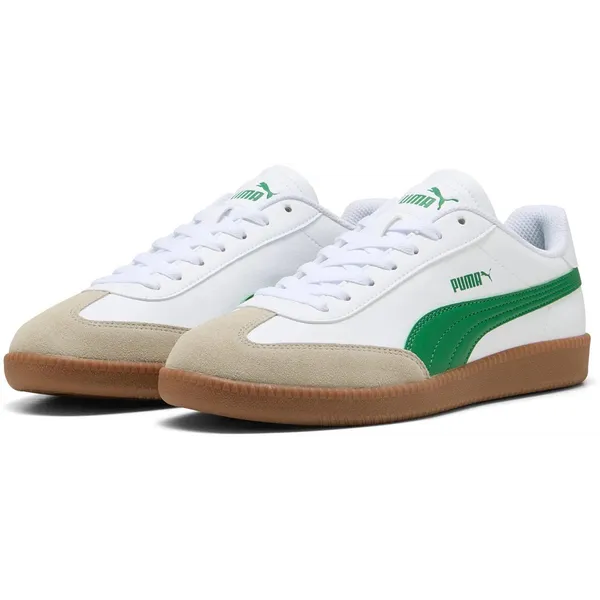 PUMA PUMA 9-T unisex sportschoenen trainers 398174 18 wit/lichtgroen — vergelijk prijzen bij 1 winkel