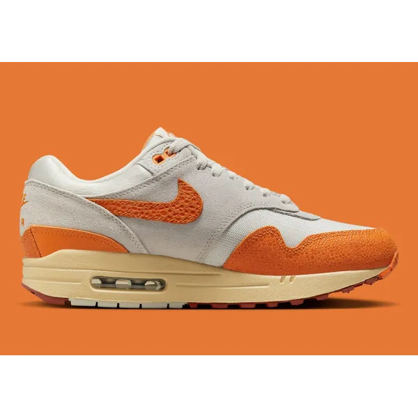 Nike Air Max 1 wit - oranje