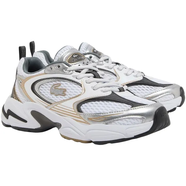 Lacoste Storm 96 2K wit - zwart - goud - zilver