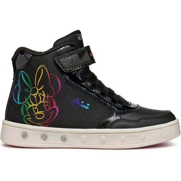 GEOX GEOX J SKYLIN GIRL Meisjes Sneakers - BLACK — vergelijk prijzen bij 1 winkel
