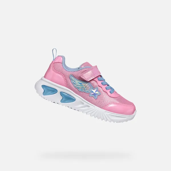 GEOX GEOX ASSISTER MEISJES Sneakers - ROZE/LICHTBLAUW — vergelijk prijzen bij 1 winkel