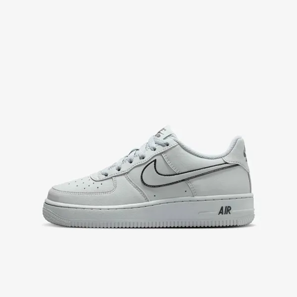 Nike Nike Air Force 1 GS Light Smoke Grey Black - Sneakers - Unisex - Grijs/Zwart — vergelijk prijzen bij 1 winkel