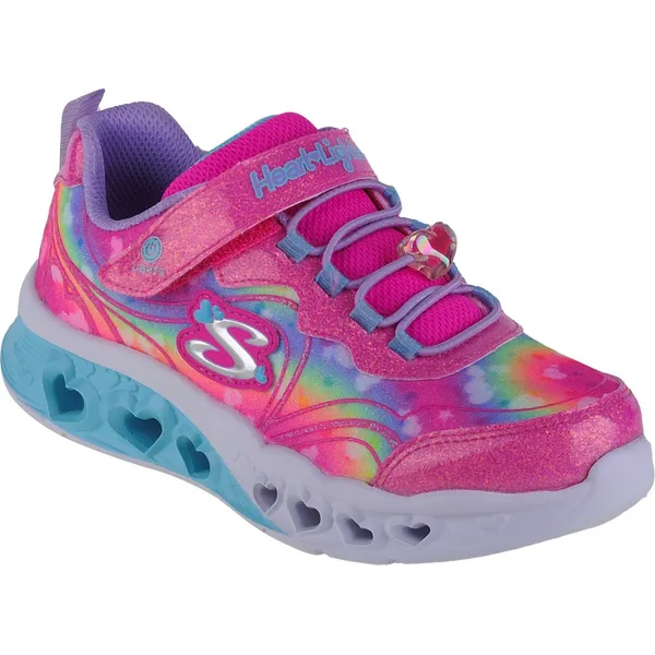Skechers Flutter Heart Lights-Groovy Swirl 303253L-HPLV, voor meisje, Roze, Sneakers,Sportschoenen, maat: 32