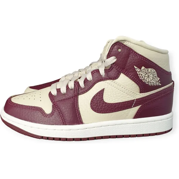 Nike Air Jordan 1 Mid SE Split Beach Cherrywood Red - DR0501-200 - Maat 37.5 - Sneakers Dames