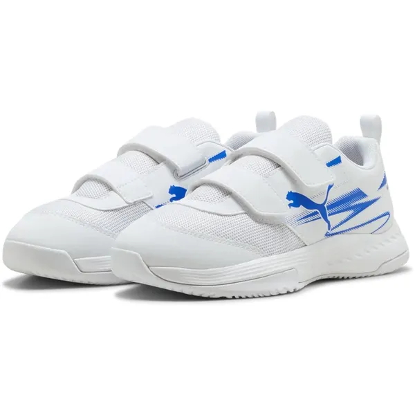 PUMA PUMA Varion II V Jr indoorschoenen voor kinderen 108106 13 White-Ultra Blue — vergelijk prijzen bij 1 winkel