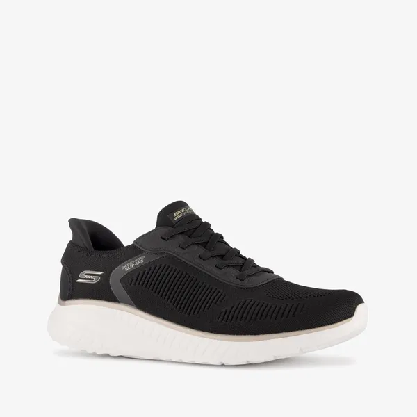 Skechers Skechers Slip-ins: BOBS Sport Wide Fit dames sneakers zwart wit - Extra comfort - Memory Foam — vergelijk prijzen bij 1 winkel