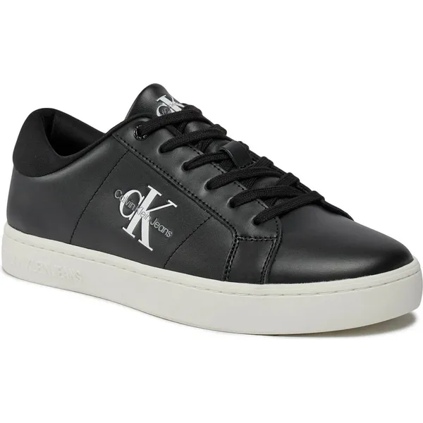 Calvin Klein Calvin Klein Bedrukte Leren Sneakers Met Rubberen Zool — vergelijk prijzen bij 1 winkel