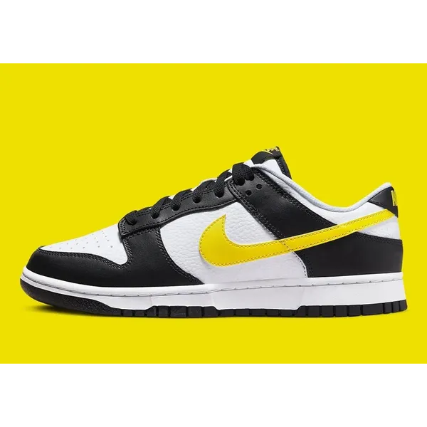 Nike Nike Dunk Low Zwart/Wit/Geel