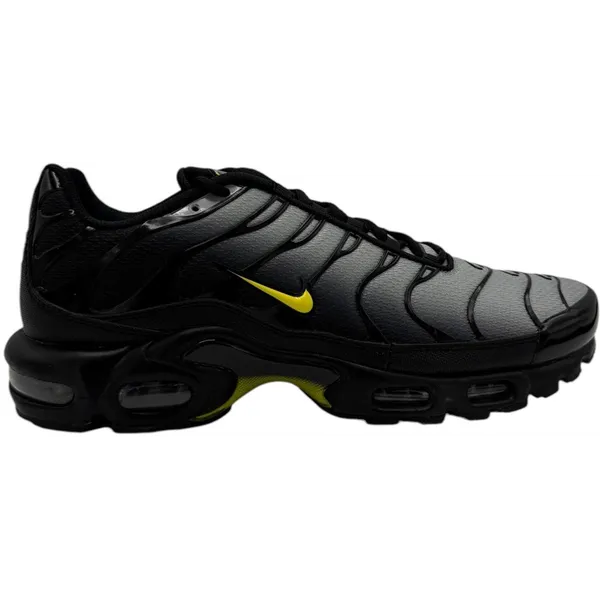 Nike Air max Plus - Sneakers - Mannen - Zwart/Geel - Maat 45.5 - Doos zonder deksel