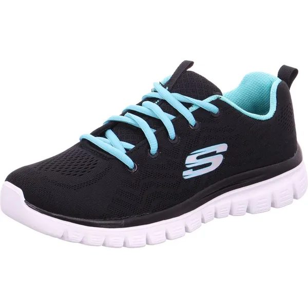 Skechers Sport Dames GRACEFUL GET CONNECTED Sneakers Dames Zwart