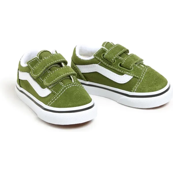 Vans Old Skool V groen - wit